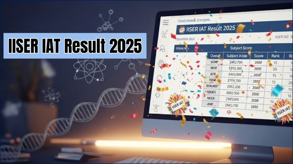 IISER IAT Result 2025 – Cut-Off Marks Breakdown & Scorecard Link 1 IISER IAT Result 2025