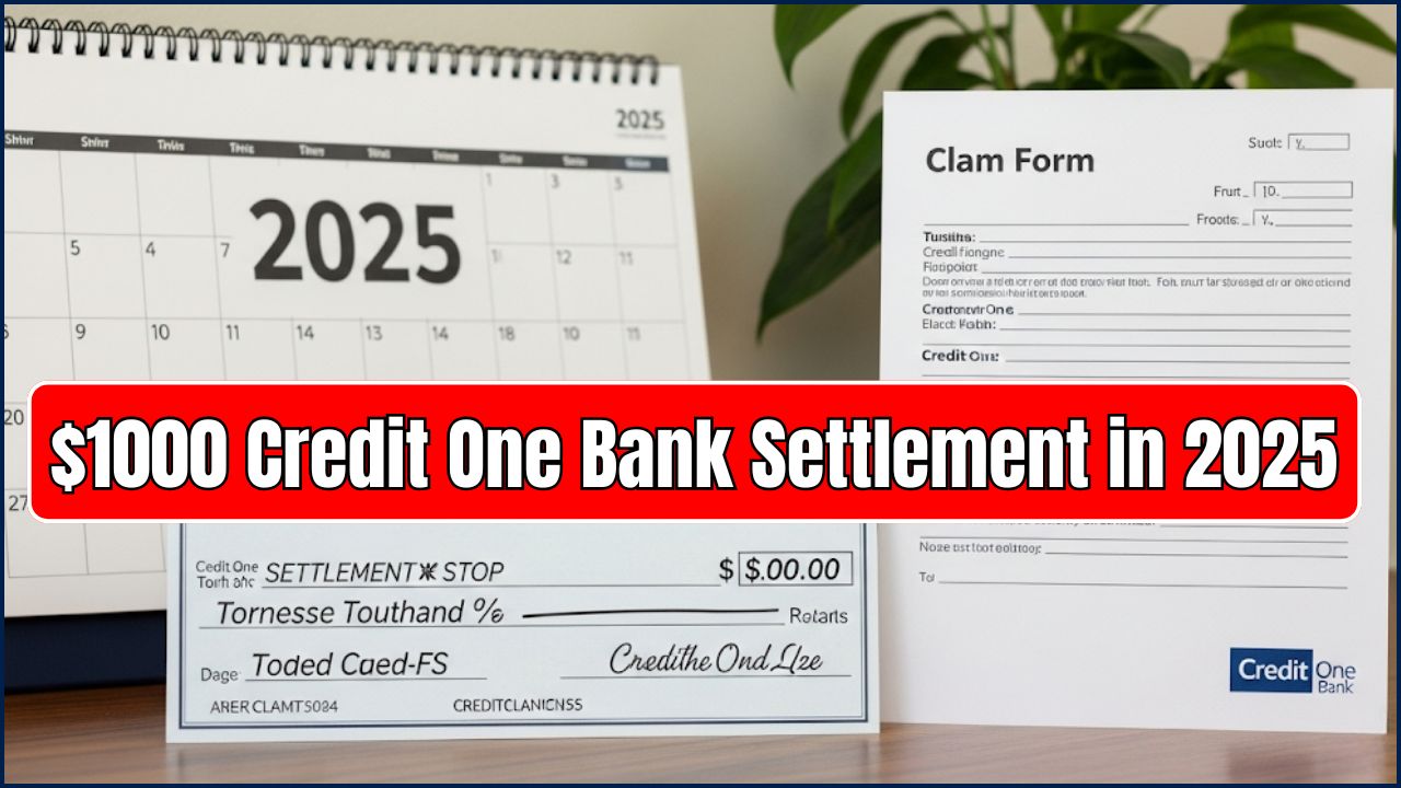 $1000 Credit One Bank Settlement in 2025