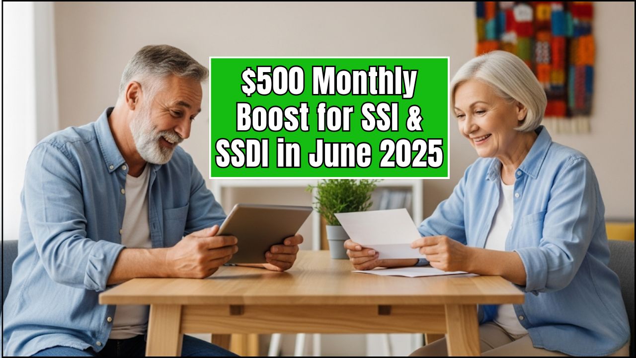 $500 Monthly Boost for SSI & SSDI in June 2025