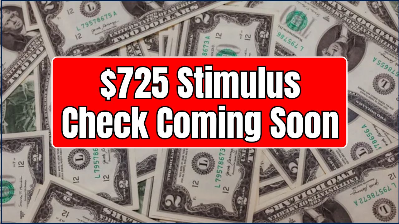 $725 Stimulus Check Coming Soon