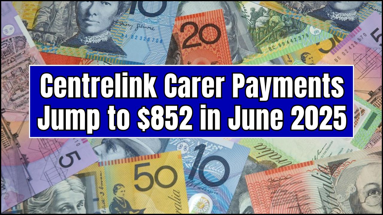 Centrelink Carer Payments Jump to $852 in June 2025