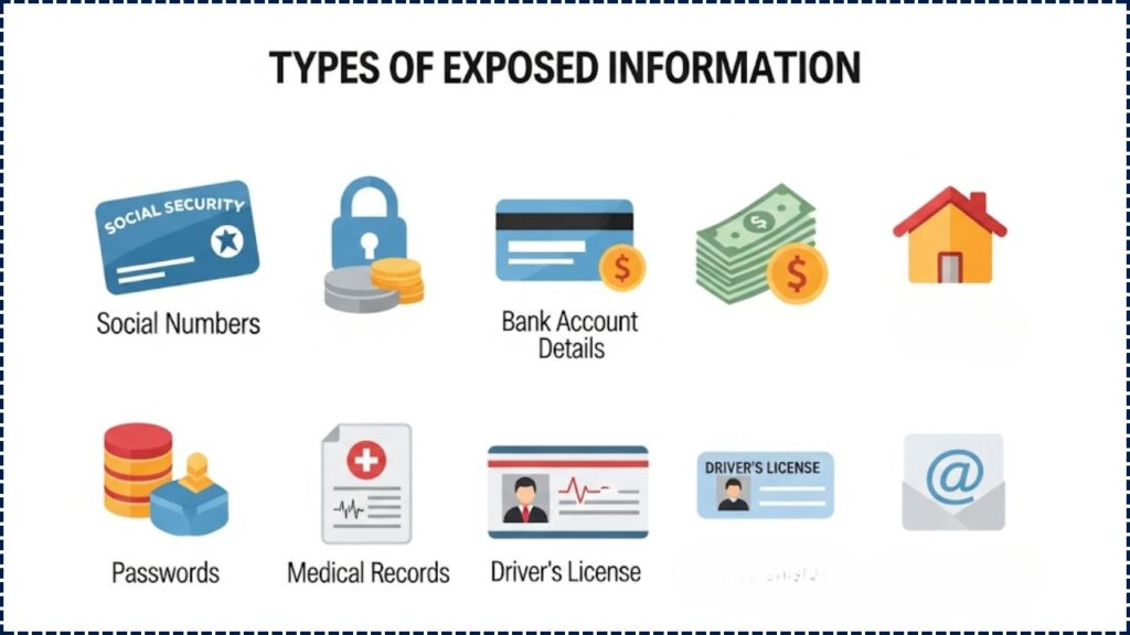 Exposed Information from the Breach