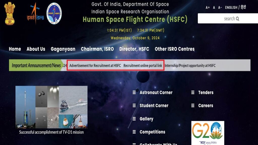 ISRO Recruitment 2025: Apply Online Now – Full Notification & Job Details Inside! 2 ISRO Careers Portal