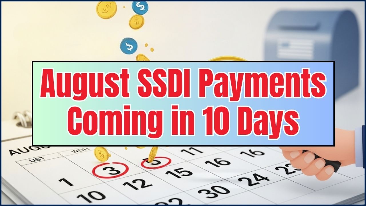 August SSDI Payments Coming in 10 Days