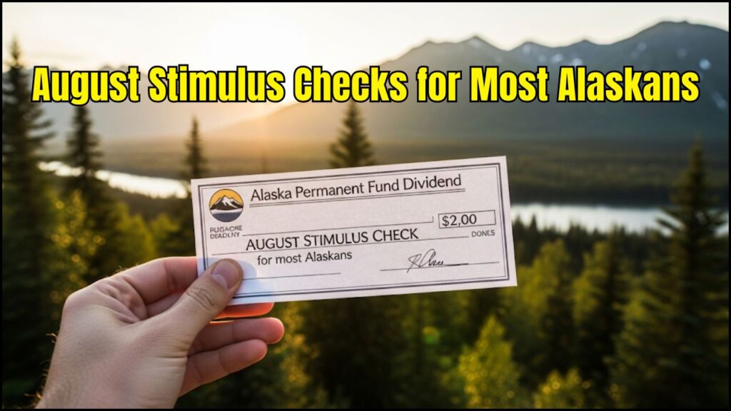 August Stimulus Checks for Most Alaskans