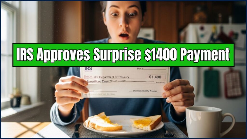 IRS Approves Surprise $1400 Payment – Millions Could Get It This Month Automatically! 1 IRS Approves Surprise $1400 Payment
