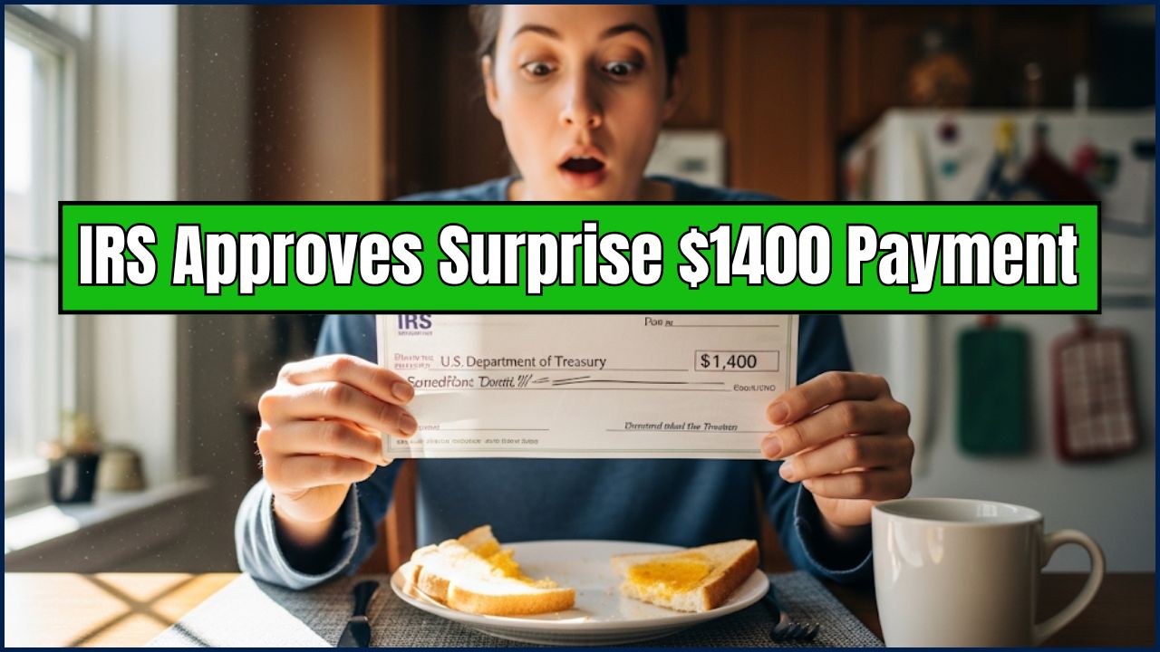 IRS Approves Surprise $1400 Payment