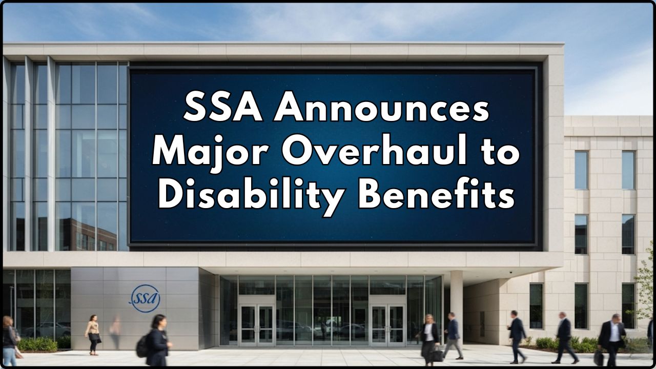 SSA Announces Major Overhaul to Disability Benefits