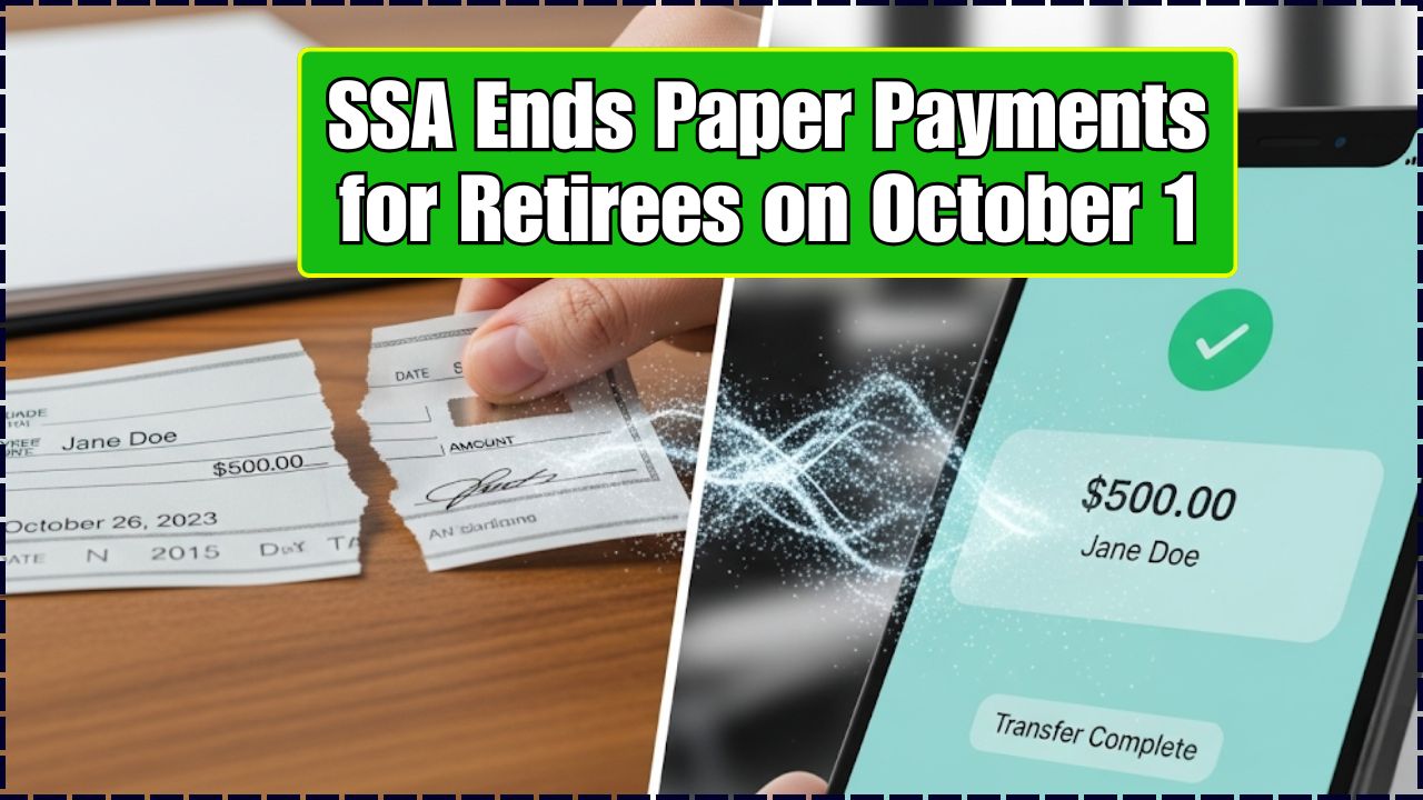 SSA Ends Paper Payments for Retirees on October 1