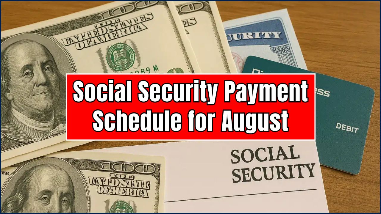Social Security Payment Schedule for August