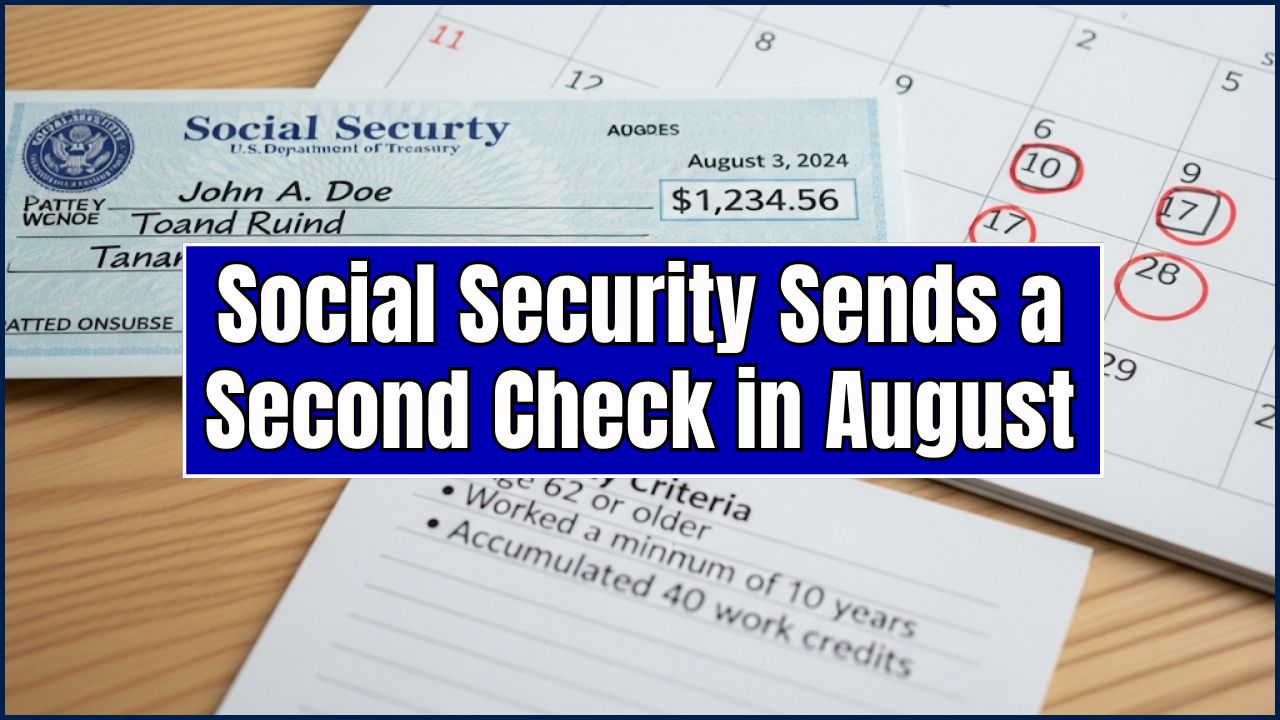 Social Security Sends a Second Check in August