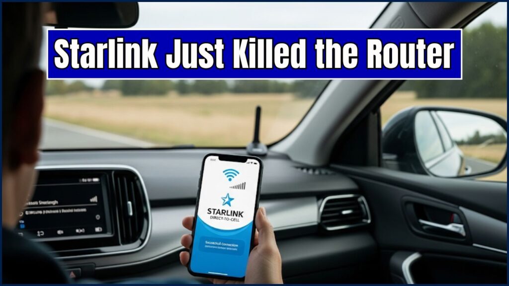 Starlink Just Killed the Router—Direct-to-Cell Works in Cars, and It’s a Game-Changer 1 Starlink Just Killed the Router