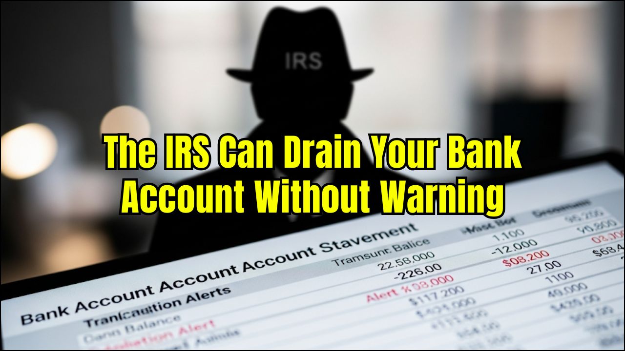 The IRS Can Drain Your Bank Account Without Warning