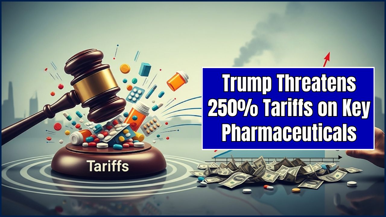 Trump Threatens 250% Tariffs on Key Pharmaceuticals